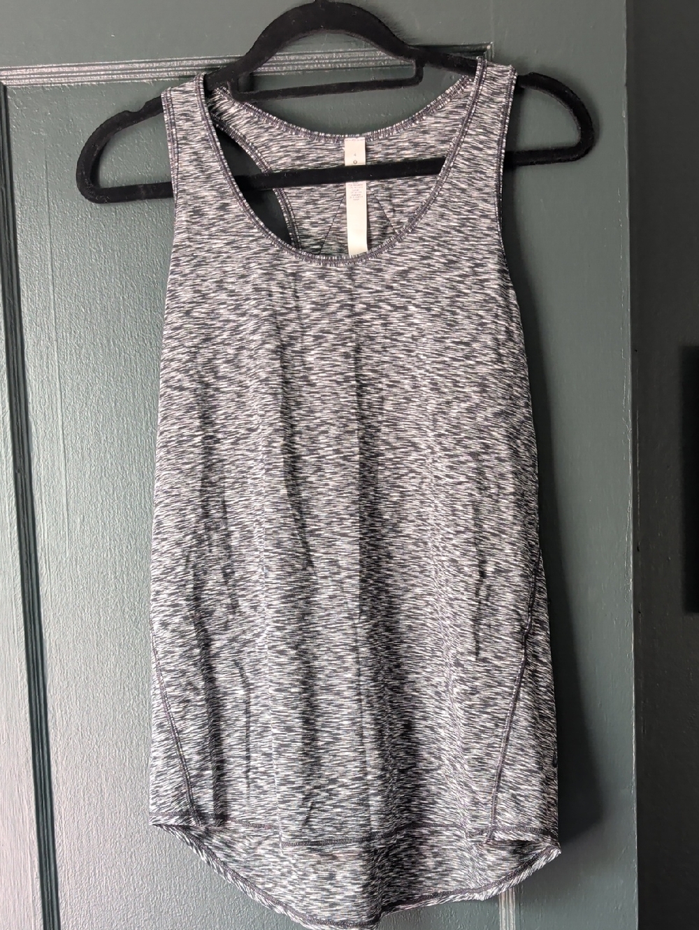 LuluLemon Women's Gray Space-Dye Racerback Tank Top